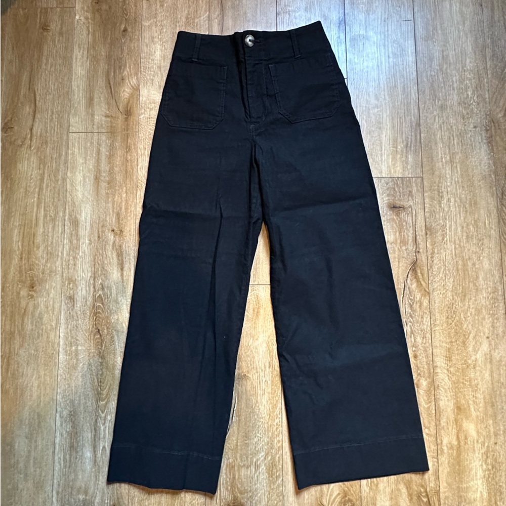 Black Wide-Leg Pants